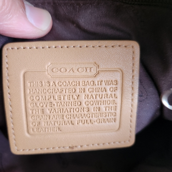 Coach Tan Leather Bag - Picture 5 of 6